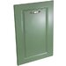 Front pentru masina de spalat vase 60cm MDF verde drept